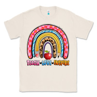 Natural teach love inspire rainbow Classic Tee - Artiststas