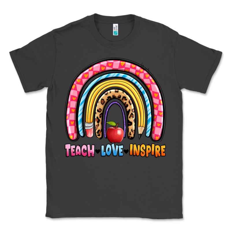 Teach Love Inspire Rainbow Classic Tee by Artiststas | Teevron