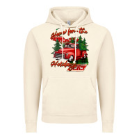 Vintage Artic home for the holidays michigan Vintage Hoodie - BarkalooDesign