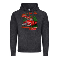 Vintage Black home for the holidays michigan Vintage Hoodie - BarkalooDesign