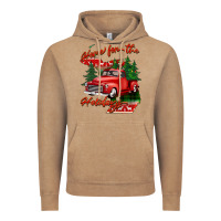 Vintage Coffee home for the holidays michigan Vintage Hoodie - BarkalooDesign