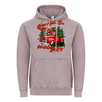 Vintage Zinc home for the holidays michigan Vintage Hoodie - BarkalooDesign