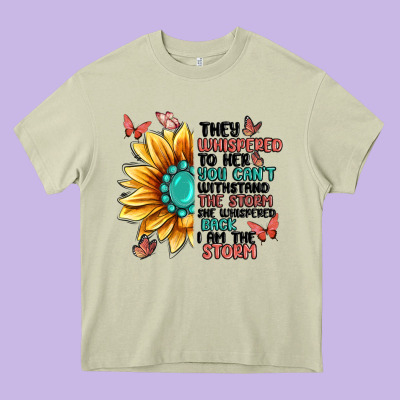 They Whispered To Her You Can't Withstand The Stor Heavy Core Tee Designed By Maliassmallbusiness