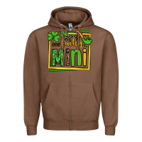 Chestnut One lucky mini St. Patrick's Zipper Hoodie - OliviaCreatesArt