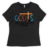 Black god is still waiting your story Ladies Tee - MaliasSmallBusiness