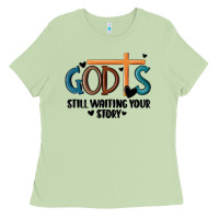 Matcha god is still waiting your story Ladies Tee - MaliasSmallBusiness