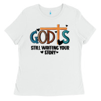 White god is still waiting your story Ladies Tee - MaliasSmallBusiness