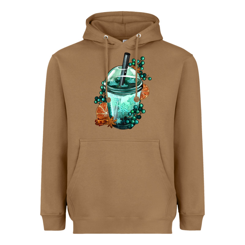 Winter Bobba Cup Heavyweight Hoodie by FaDigitalArtStudio | Teevron