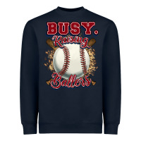Busy Raising Ballers Heavyweight Sweatshirt | Teevron