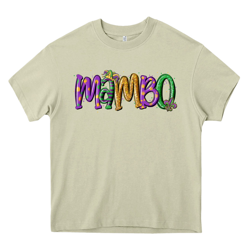 Mardi Gras Mambo Heavy Core Tee by MaliasSmallBusiness | Teevron