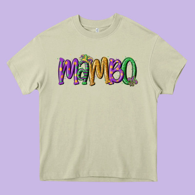 Mardi Gras Mambo Heavy Core Tee Designed By Maliassmallbusiness