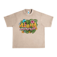 French Oak aloha summer Urban Heavy Tee - BarkalooDesign