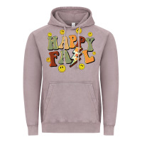 Vintage Zinc happy fall smiley face Vintage Hoodie - BarkalooDesign