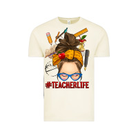 Vintage Arctic messy bun teacher life Vintage Tee - RanaPortraitStore