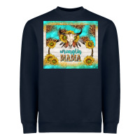 Navy wranglin mama Heavyweight Sweatshirt - TumblerDesignByShophia