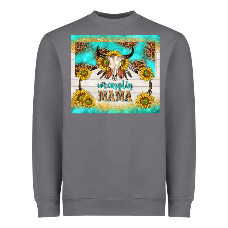Wranglin Mama Heavyweight Sweatshirt by TumblerDesignByShophia | Teevron
