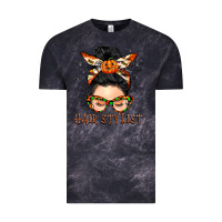 Cloud Black Hair stylist messy bun Vintage Tee - BarkalooDesign