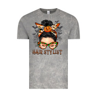 Hair Stylist Messy Bun Vintage Tee | Teevron