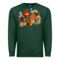 Sports Green Firefighter Coffee Cups Premium Sweatshirt - FaDigitalArtStudio