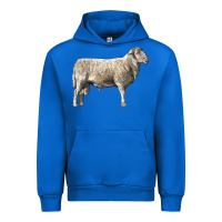 Cobalt katahdin sheep Urban Hoodie - LillyAllenDesigns