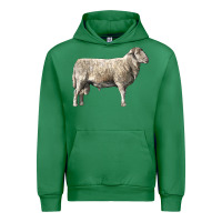 Emerald katahdin sheep Urban Hoodie - LillyAllenDesigns
