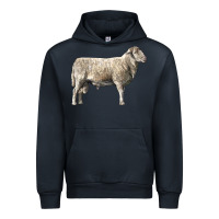 Navy katahdin sheep Urban Hoodie - LillyAllenDesigns