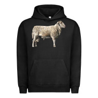 Pigment Black katahdin sheep Urban Hoodie - LillyAllenDesigns