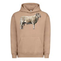 Pigment Burro katahdin sheep Urban Hoodie - LillyAllenDesigns