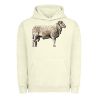 Pigment Pistachio katahdin sheep Urban Hoodie - LillyAllenDesigns