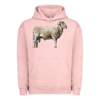 Pigment Salmon katahdin sheep Urban Hoodie - LillyAllenDesigns