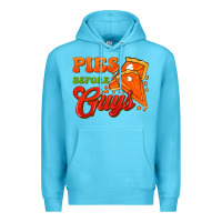 Ocean Blue Pies Before Guys Premium Hoodie - FaDigitalArtStudio