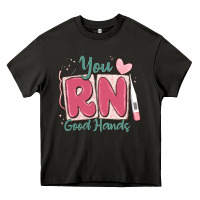Asphalt you rn good hands registered nurse Heavy Core Tee - MaliasSmallBusiness