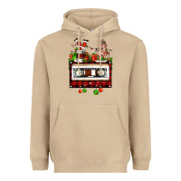 Mushroom christmas cassette Heavyweight Hoodie - FaDigitalArtStudio