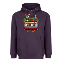 Plum christmas cassette Heavyweight Hoodie - FaDigitalArtStudio