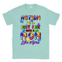 Autism I'll Be Just Fine With A Mom Like Mine Classic Tee | Teevron