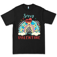 Black sorry boys mommy is valentine Premium Tee - MaliasSmallBusiness