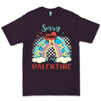 Plum sorry boys mommy is valentine Premium Tee - MaliasSmallBusiness
