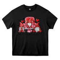 Black happy valentine's day Heavy Core Tee - MaliasSmallBusiness