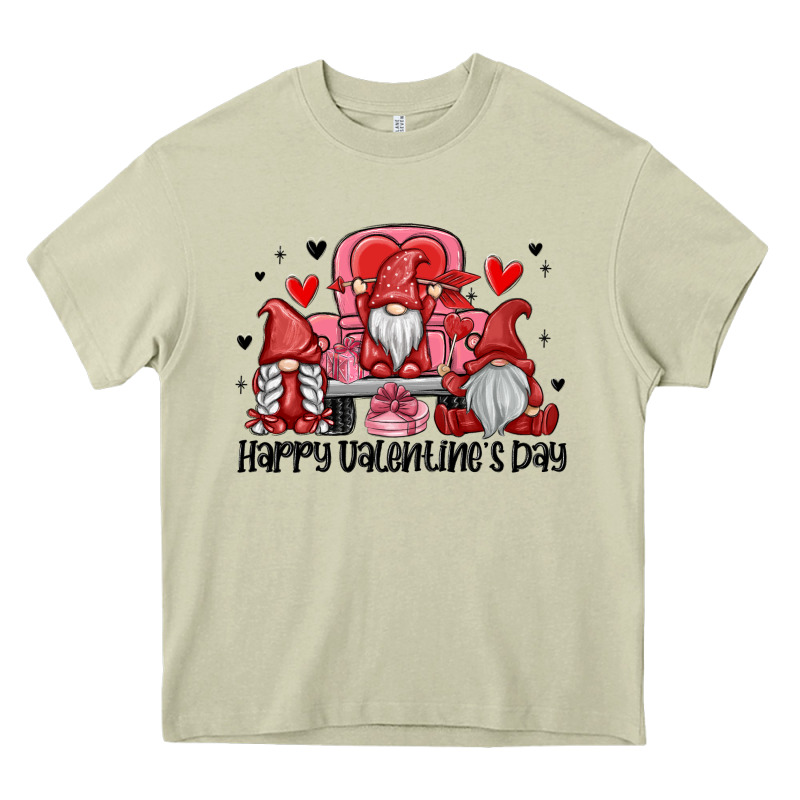 Happy Valentine's Day Heavy Core Tee by MaliasSmallBusiness | Teevron