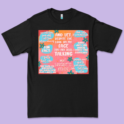 Sarcastic Quotes Premium Tee Designed By Maliassmallbusiness