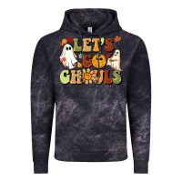 Cloud Black halloween lets go ghouls Vintage Hoodie - BarkalooDesign