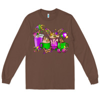 Chestnut Mardi Gras coffee cups Long Sleeve Tee - NancyCooperArtShop