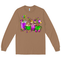 Toasted Coconut Mardi Gras coffee cups Long Sleeve Tee - NancyCooperArtShop