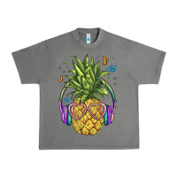 Tornado pineapple with headphone Urban Heavy Tee - BarkalooDesign