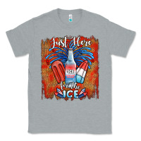 Heather Grey just here for the ice Classic Tee - JahusDesignShop