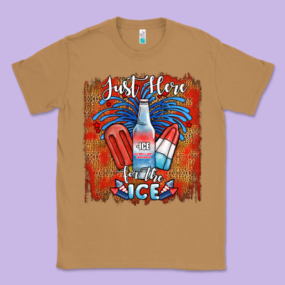 Just Here For The Ice Classic Tee Designed By Jahusdesignshop