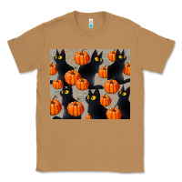 Toasted Coconut black cat with pumpkins tumbler Classic Tee - LillyAllenDesigns