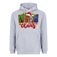 Heather Grey Christmas papa claus Heavyweight Hoodie - FaDigitalArtStudio