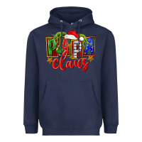 Navy Christmas papa claus Heavyweight Hoodie - FaDigitalArtStudio