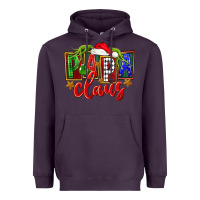Plum Christmas papa claus Heavyweight Hoodie - FaDigitalArtStudio